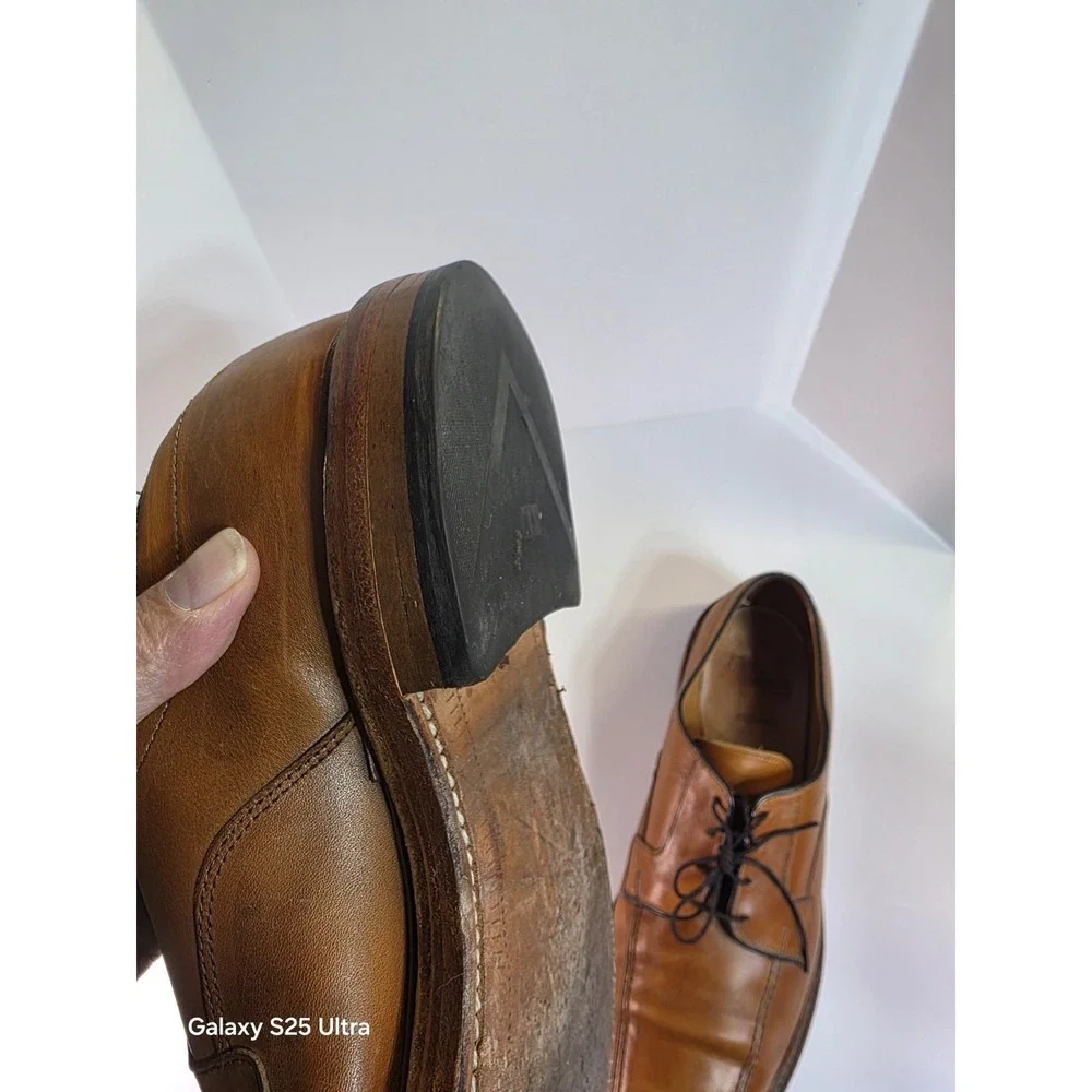 Allen Edmonds Hillcrest Men's Dress‎ Shoes Size 11 D Leather Walnut Brown